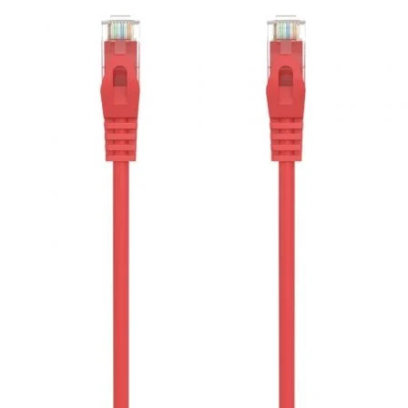 Aisens Cable de Red Latiguillo RJ45 LSZH Cat.6A 500 MHz UTP AWG24 Rojo 25cm